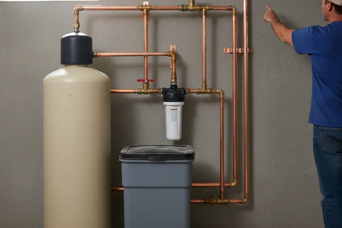 Whole-house water treatment system installed in Minotola